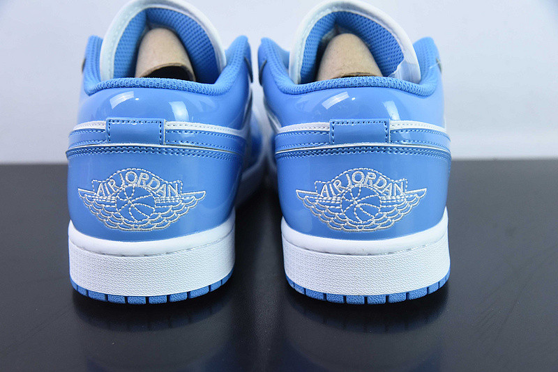 Air Jordan 1 Low "Legend Blue" Patent Leather FZ2138-114