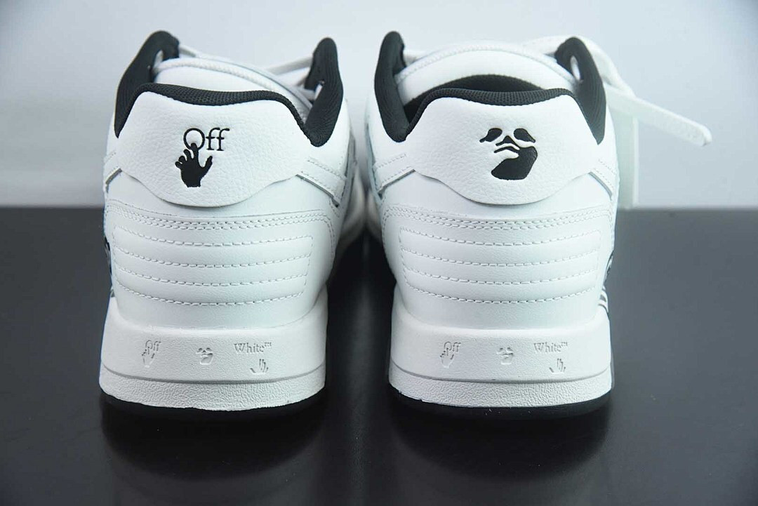 OF™ C/O VIRGIL ABLOH OUT OF OFFICE LOW-TOP LEATHER SNEAKERS ‘OOO“