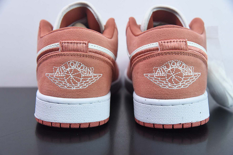air jordan 1 low se canvas "orange" fn3722-801