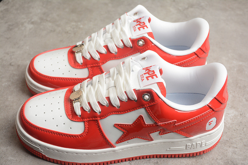 a bathing ape bape sk8 sta red