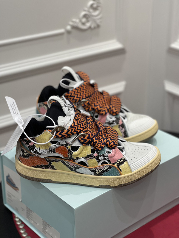 lanvin curb sneaker