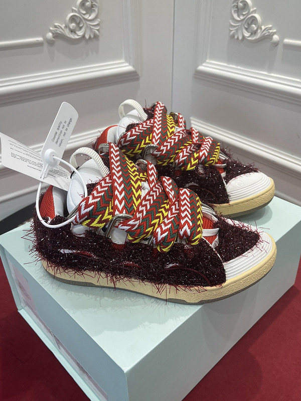 lanvin curb sneaker