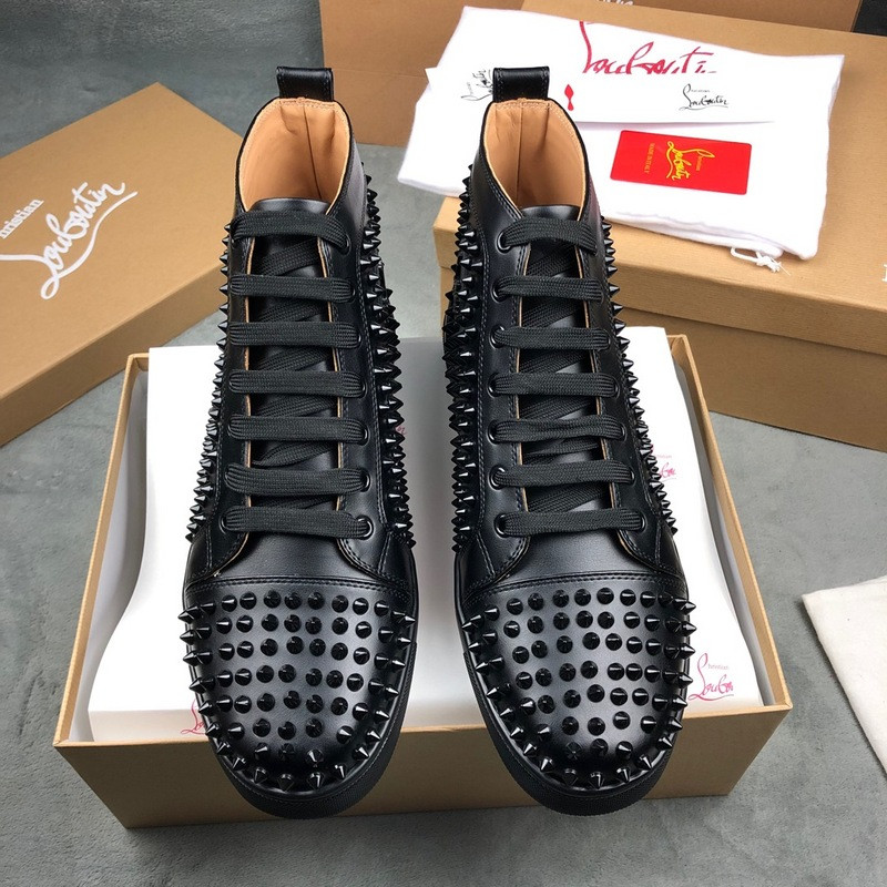 chian louin high top sneaker