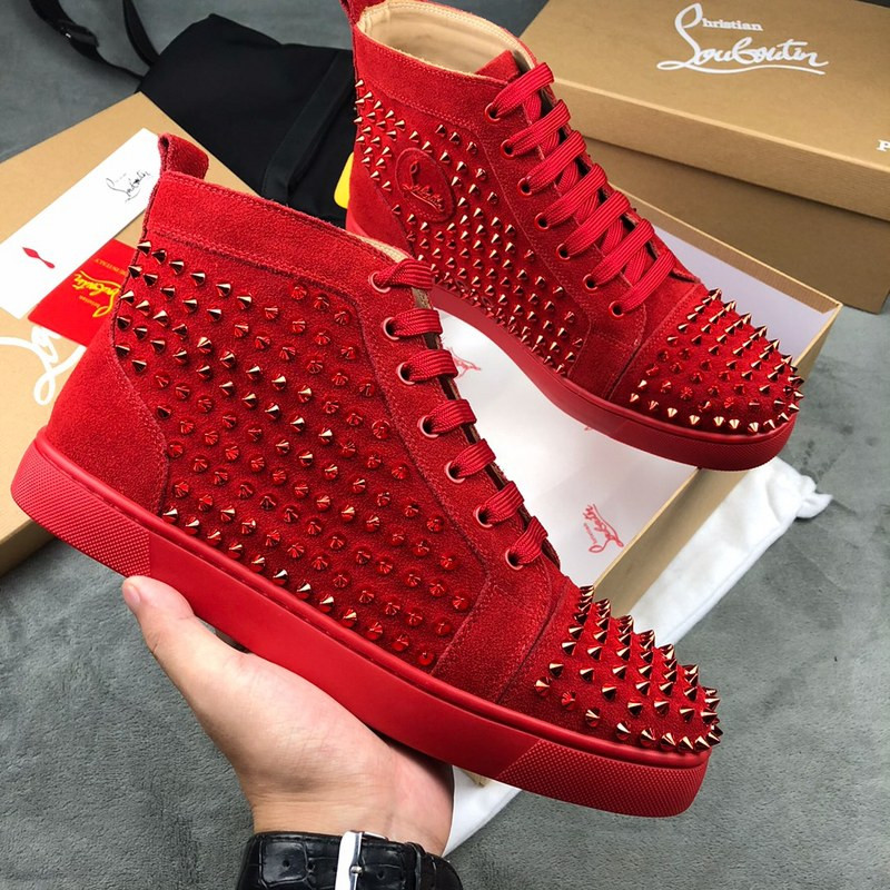 chian louin high top sneaker