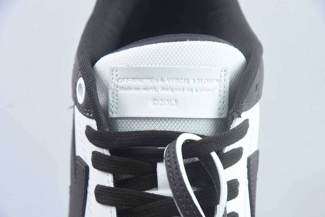 OF™ C/O VIRGIL ABLOH OUT OF OFFICE LOW-TOP LEATHER SNEAKERS ‘OOO“