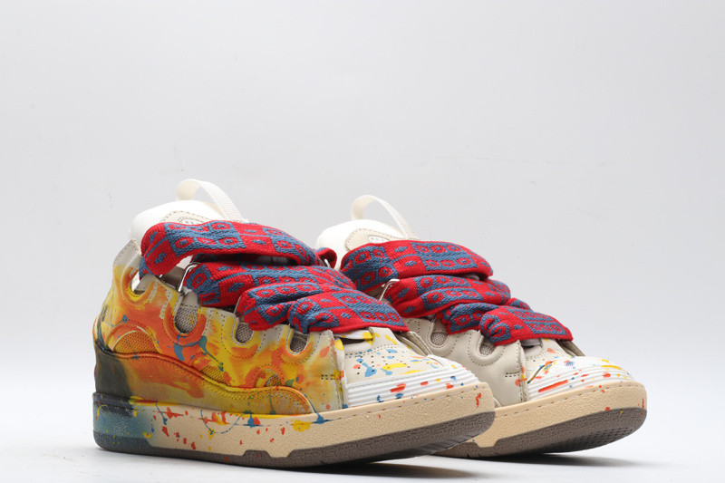 lanvin curb sneaker