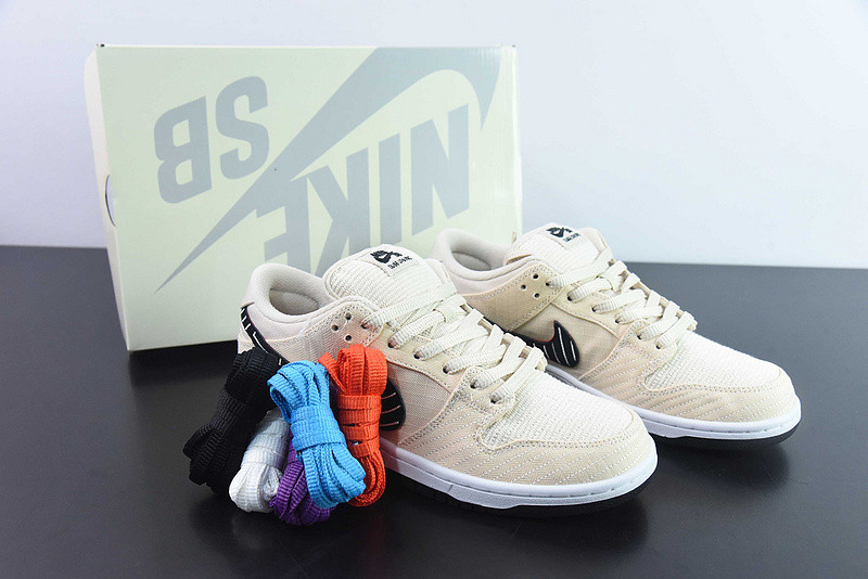 albino & preto x nike dunk low sb