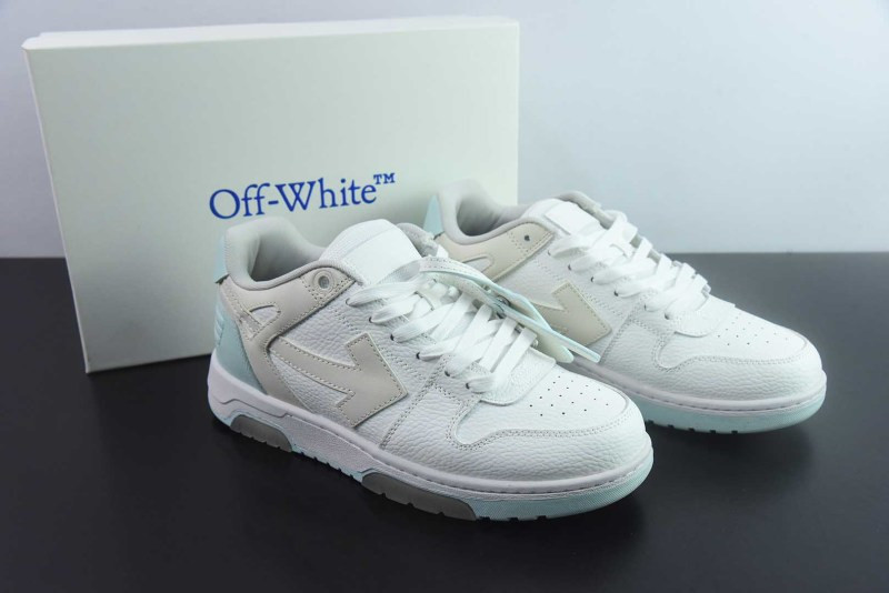 OF™ C/O VIRGIL ABLOH OUT OF OFFICE LOW-TOP LEATHER SNEAKERS ‘OOO“