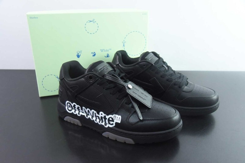OF™ C/O VIRGIL ABLOH OUT OF OFFICE LOW-TOP LEATHER SNEAKERS ‘OOO“