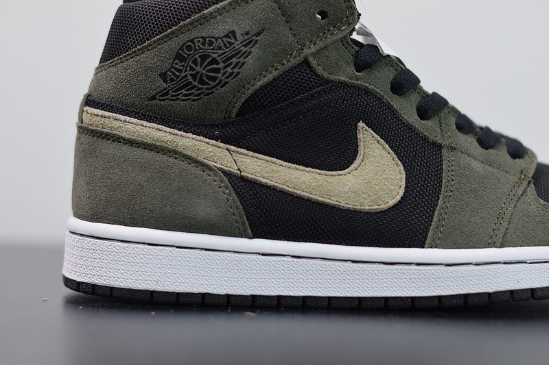 air jordan 1 mid in military bq6472-030