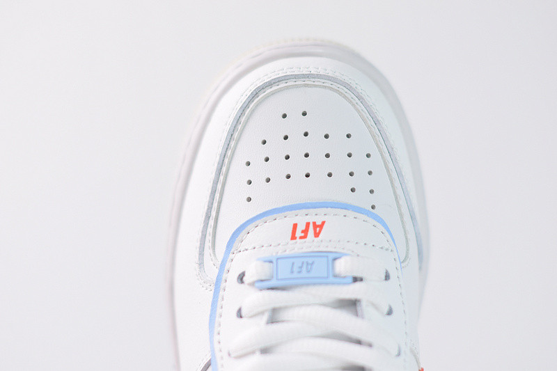 nike air force 1 shadow "summit white team orange" cq9503-100
