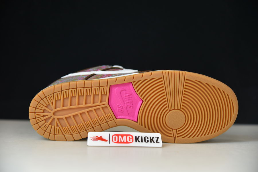 nike sb dunk low pro paisley brown dh7534-200