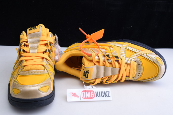 of nike air rubber dunk “”university gold“ cu6015-700