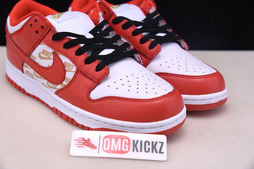 nike sb dunk low S*p*e x nike red dh3228-161