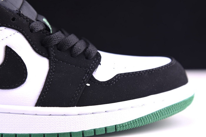 air jordan 1 low white black mystic green 553558-113