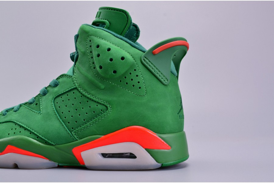 air jordan 6 retro nrg g8rd "gatorade" pine green mens aj5986-335