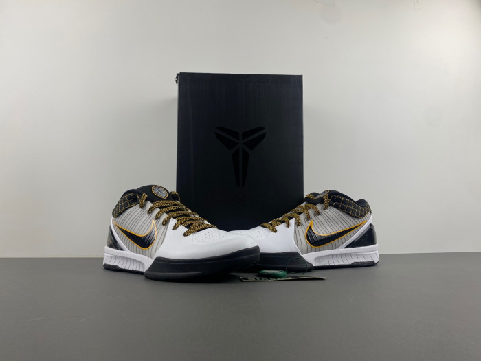 Nike Kobe 4 Protro White Black Del Sol AV6339-101