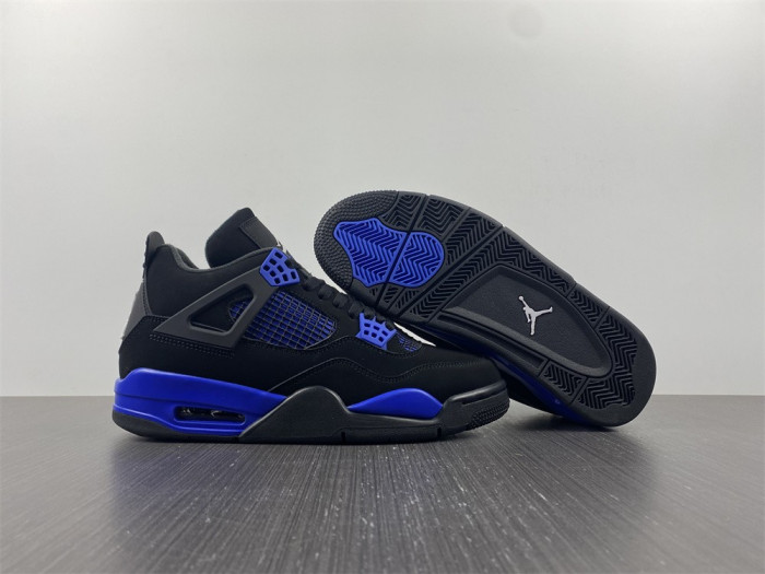 AIR JORDAN 4 RETRO BLACK GAME ROYAL