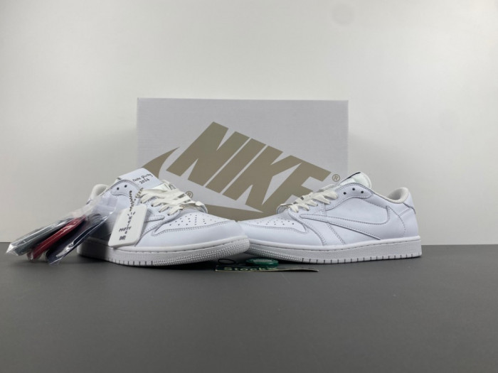TRAVIS SCOTT X AIR JORDAN 1 LOW WHITE PARTY 240729