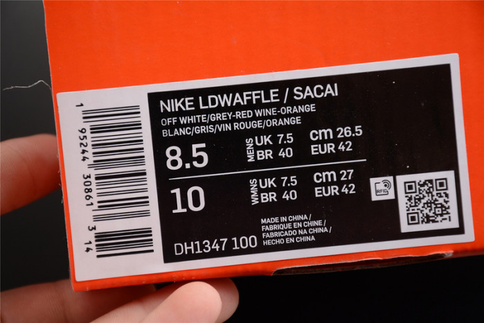 CLOT x Sacai x NIKE LDV Waffle DH1347-100