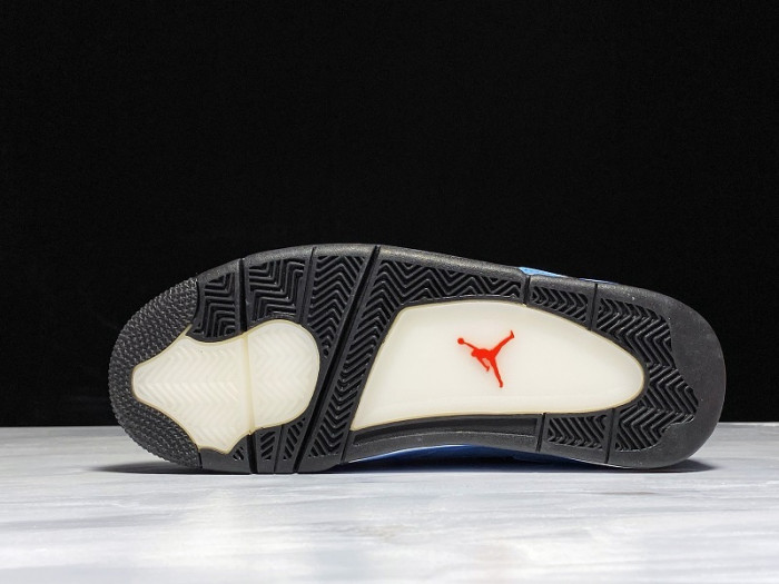 Travis Scott x Air Jordan 4 “Houston Oilers” University Blue 308497-406