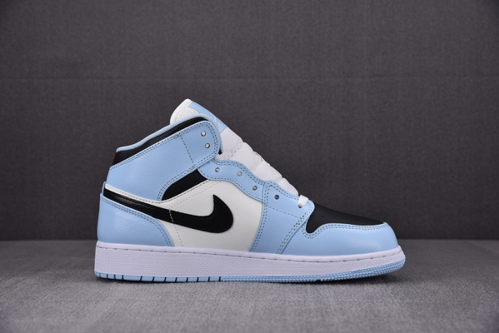 Jordan 1 Mid Ice Blue (GS) 555112-401