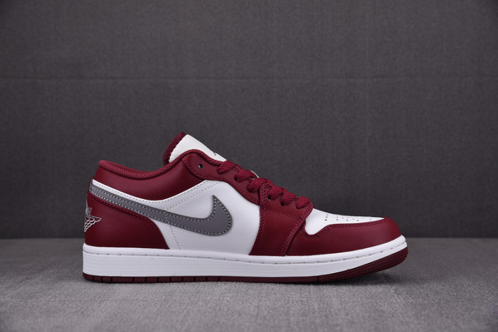 Jordan 1 Low White Bordeaux 553558-615