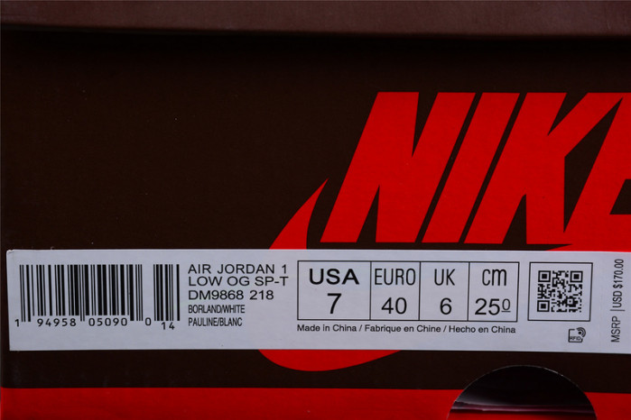 TRAVIS SCOTT X AIR JORDAN 1 LOW SAIL/WHITE/ROYAL BLUE DM9868-218