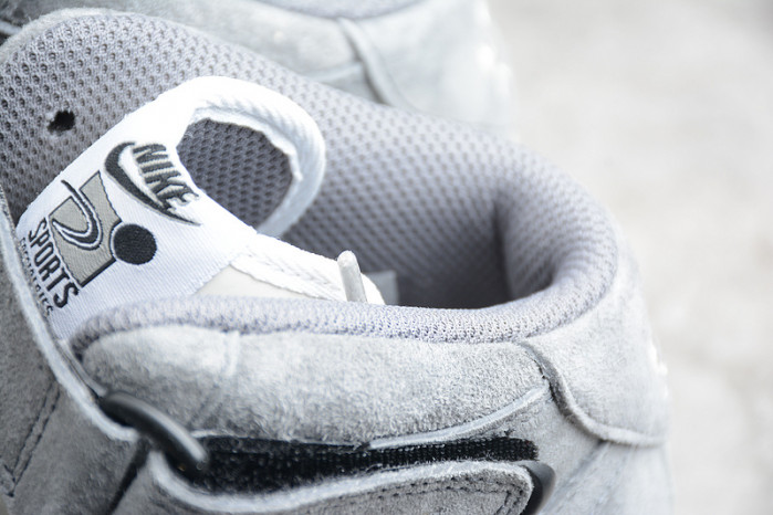 Nike Air Force 1 07 Mid Wolf Grey Dark Grey White Shoes CW2288-668