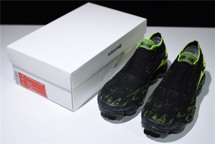 Acronym Nike Mens Air VaporMax Moc 2 Black Volt AQ0996-007