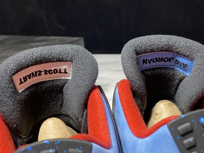 Travis Scott x Air Jordan 4 “Houston Oilers” University Blue 308497-406