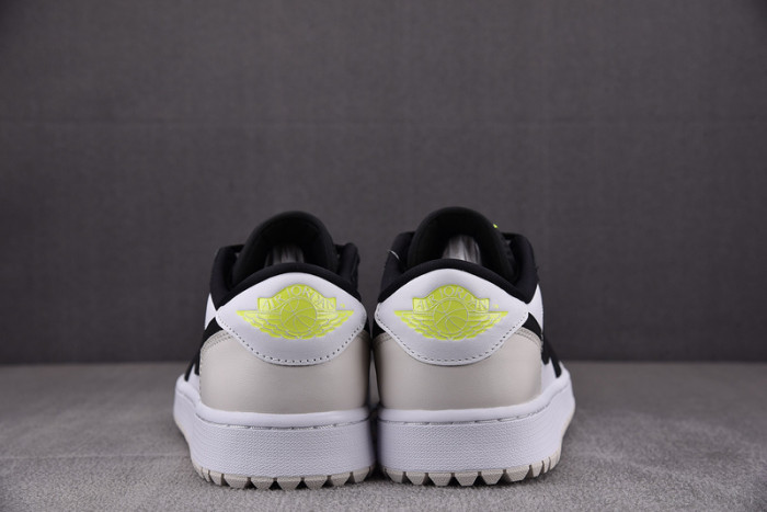 AIR JORDAN 1 LOW GOLF "BLACK/WHITE/VOLT" DD9315-108