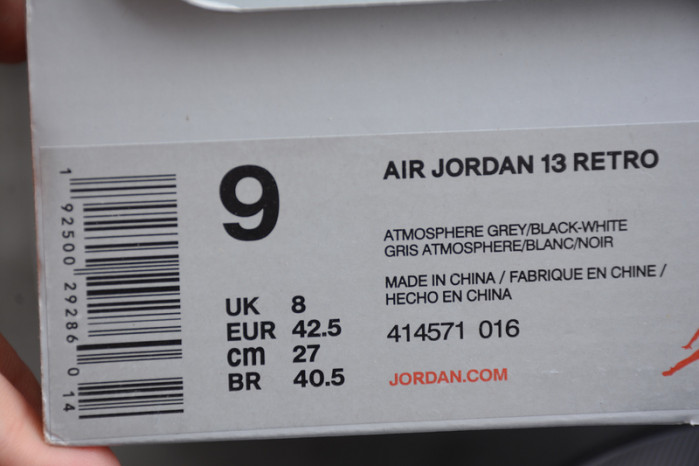 Air Jordan 13 Atmosphere Grey 414571-016