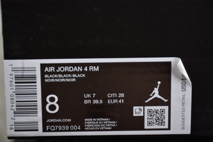 Air Jordan 4 RM BLACK CAT FQ7939-004