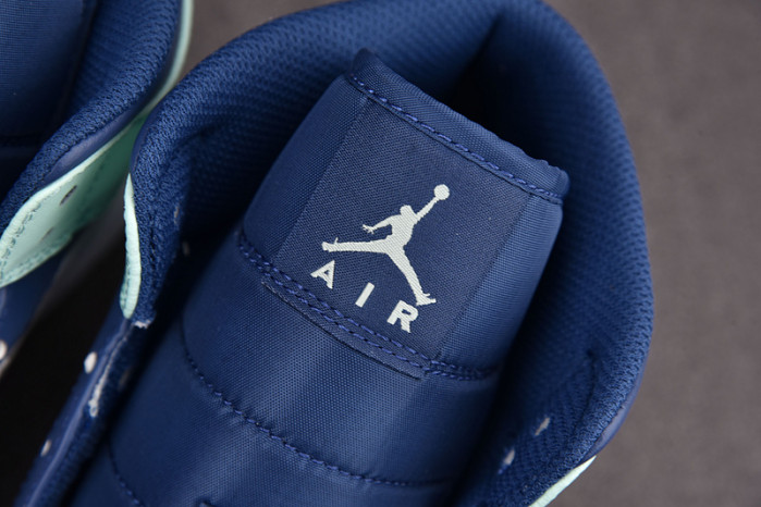 Jordan 1 Mid Mystic Navy Mint Foam 554724-413