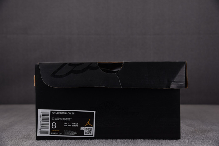 AIR JORDAN 1 LOW "BLACK ELEPHANT" FB9907-001