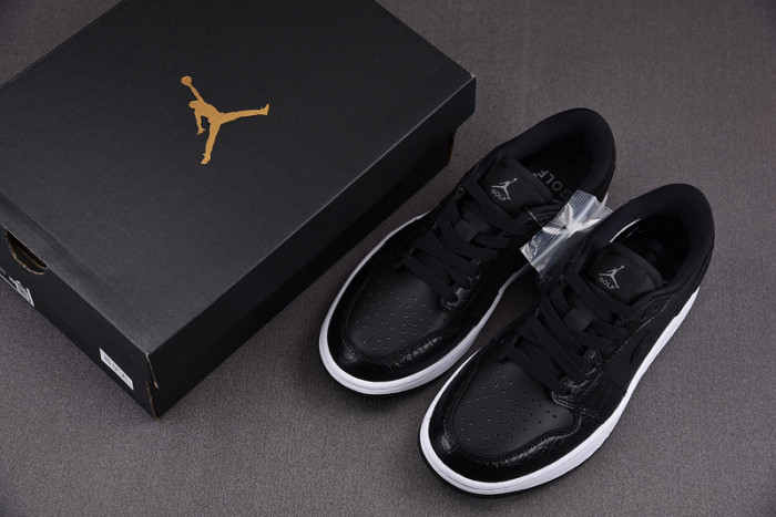 Jordan 1 Retro Low Golf Black Croc DD9315-003