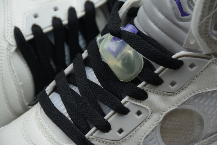 OFW Air Jordan 5 white green purple CT8480-105