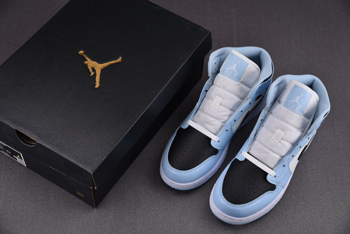 Jordan 1 Mid Ice Blue (GS) 555112-401