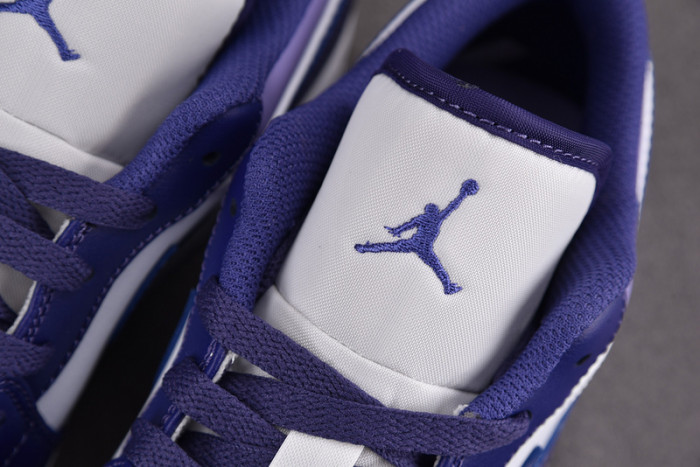 Air Jordan 1 Low White Purple 553558-515