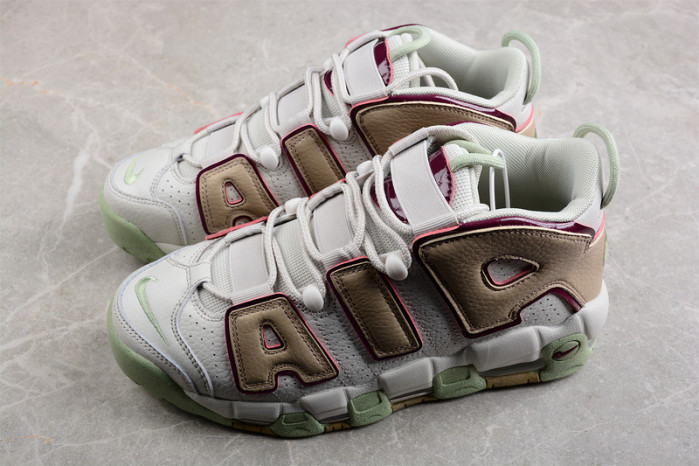 NIKE AIR MORE UPTEMPO SHOES "EARTHY" LIGHT BONE DX8955-001
