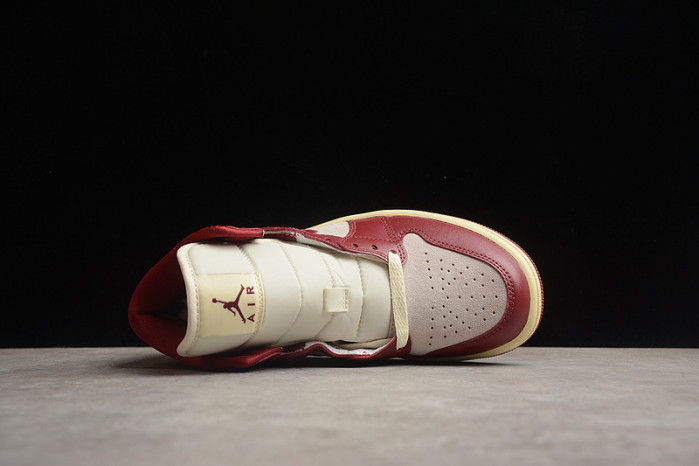 Jordan 1 Mid SE Tiki Leaf Team Red (Women