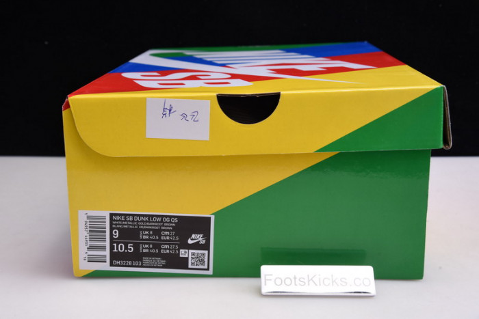 S*p*e x nike sb dunk low "brown stars" dh3228-103