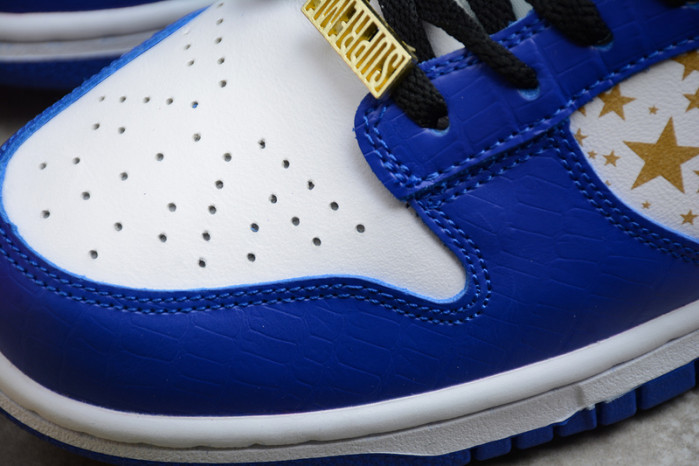 S*p*e x nike sb dunk low "blue stars" dh3228-100