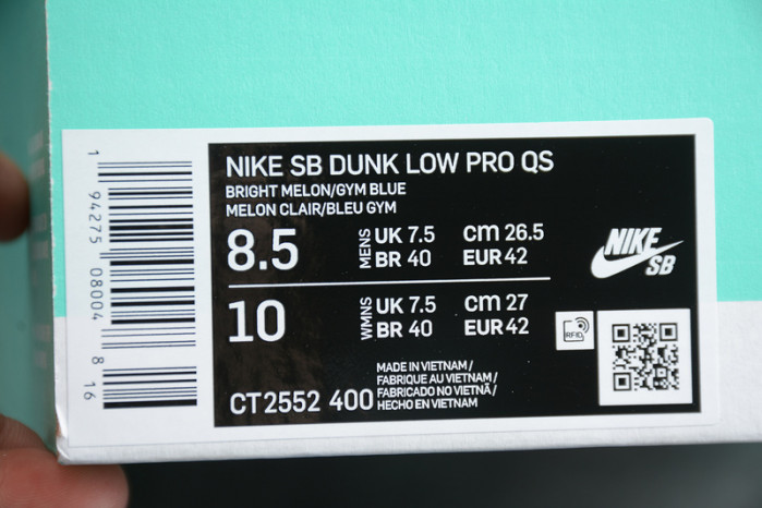 Nike Dunk SB Low strangelove bule CT2552-400