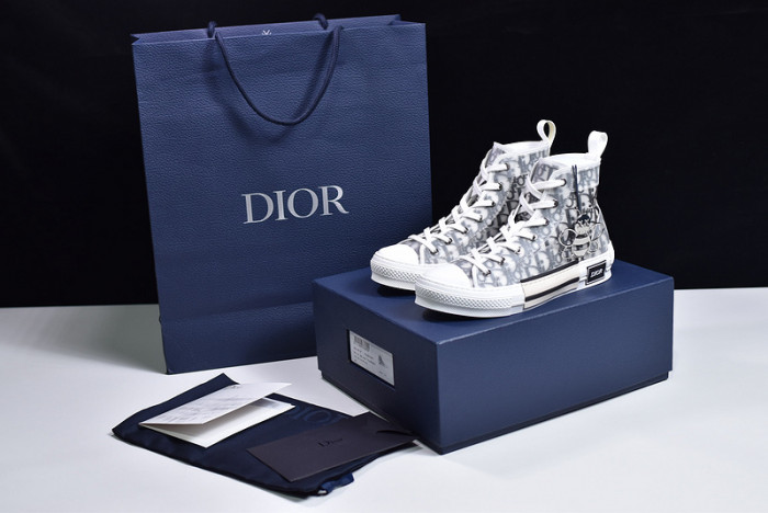 B23 Oblique High Top Sneakers white T004801-1069