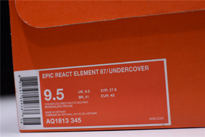 UNDERCOVER x Nike React Element 87 AQ1813 345